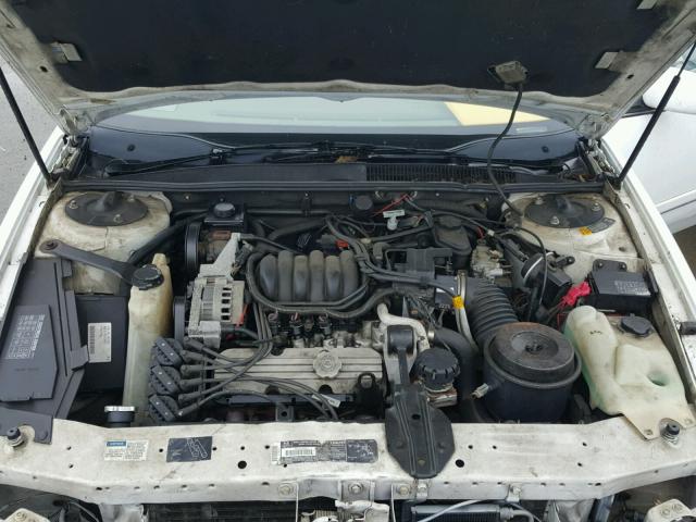 2G4WB54L7P1481400 - 1993 BUICK REGAL CUST WHITE photo 7