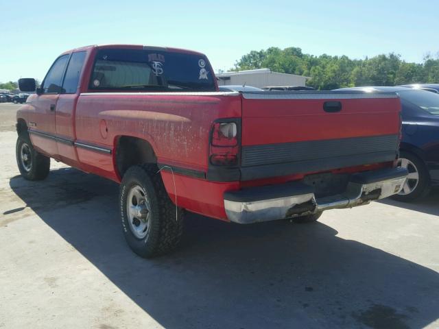 1B7HF13Z2VJ582993 - 1997 DODGE RAM 1500 RED photo 3