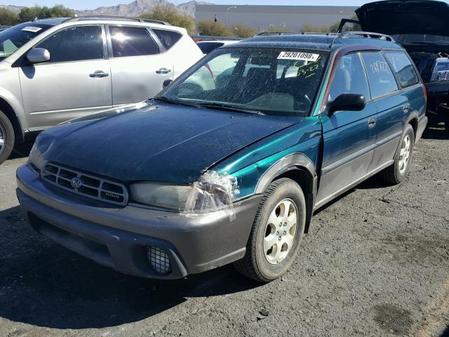 4S3BG6854W7636685 - 1998 SUBARU LEGACY 30T GREEN photo 2