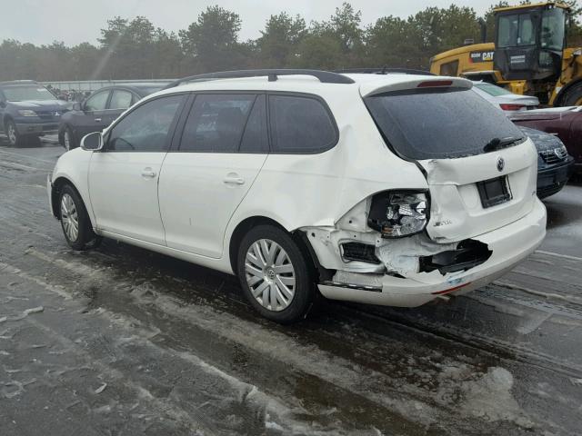 3VWPZ7AJ5BM713543 - 2011 VOLKSWAGEN JETTA S 白色 照片 3