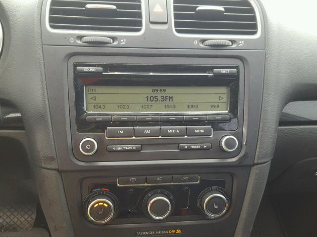 3VWPZ7AJ5BM713543 - 2011 VOLKSWAGEN JETTA S 白色 照片 9