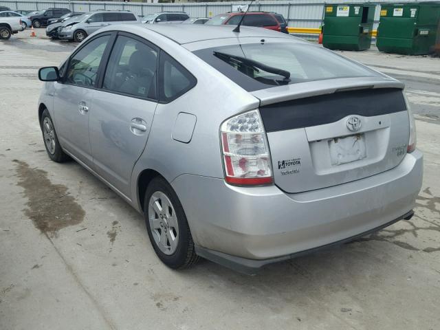 JTDKB20U987732390 - 2008 TOYOTA PRIUS SILVER photo 3