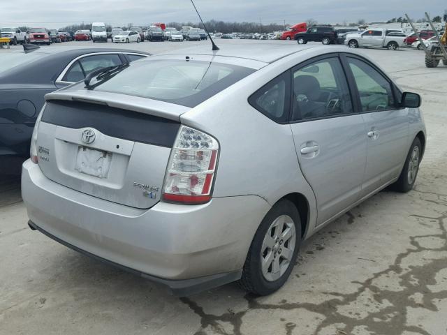 JTDKB20U987732390 - 2008 TOYOTA PRIUS SILVER photo 4