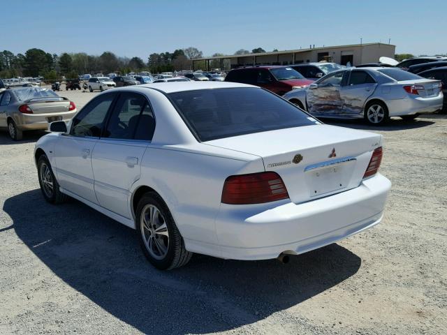 4A3AA56L1XE138821 - 1999 MITSUBISHI GALANT LS WHITE photo 3