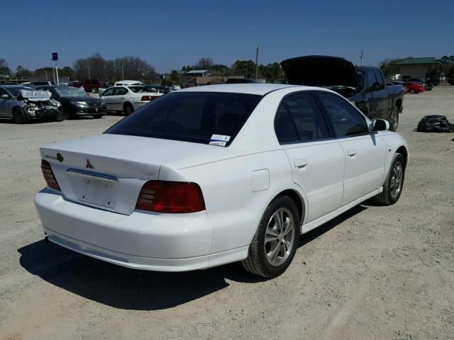 4A3AA56L1XE138821 - 1999 MITSUBISHI GALANT LS WHITE photo 4