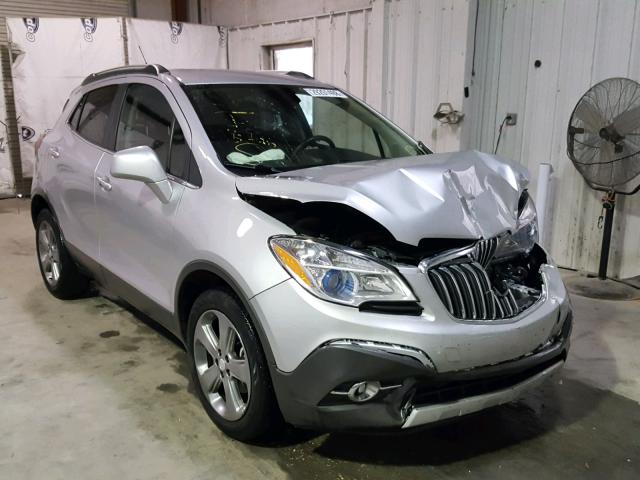 KL4CJBSB9DB059556 - 2013 BUICK ENCORE CON SILVER photo 1