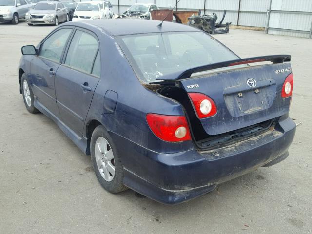 1NXBR32E85Z469941 - 2005 TOYOTA COROLLA CE BLUE photo 3