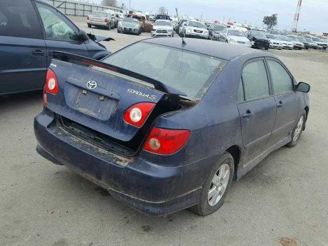 1NXBR32E85Z469941 - 2005 TOYOTA COROLLA CE BLUE photo 4