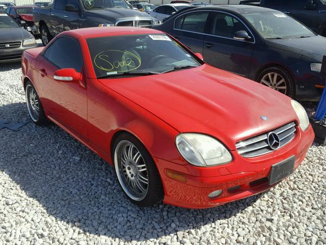 WDBKK65F92F239774 - 2002 MERCEDES-BENZ SLK 320 RED photo 1