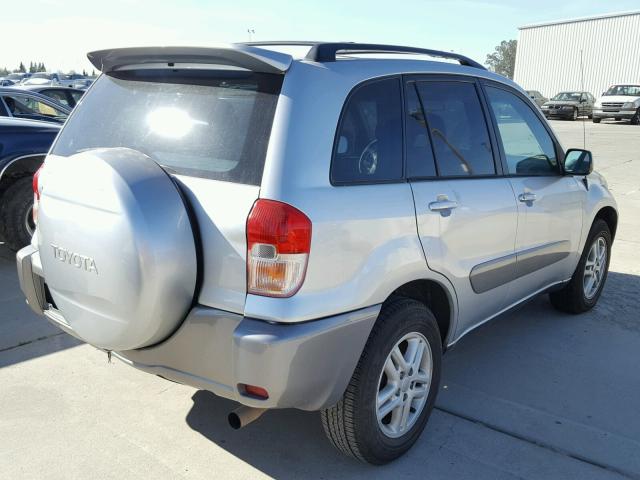 JTEGH20V910035079 - 2001 TOYOTA RAV4 SILVER photo 4