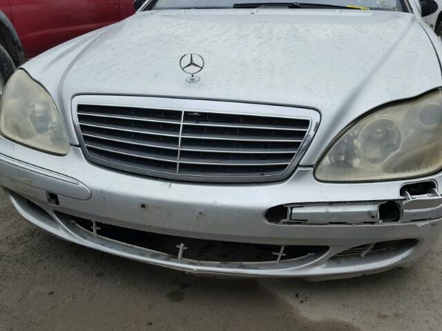 WDBNG75J03A320007 - 2003 MERCEDES-BENZ S 500 GRAY photo 7