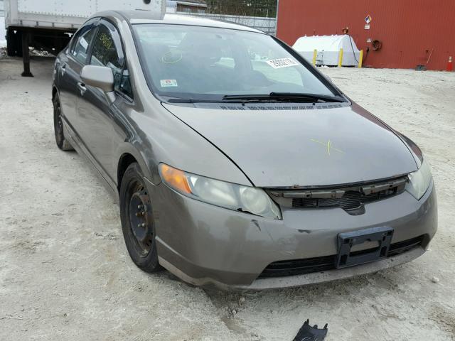 1HGFA15546L045873 - 2006 HONDA CIVIC LX TAN photo 1