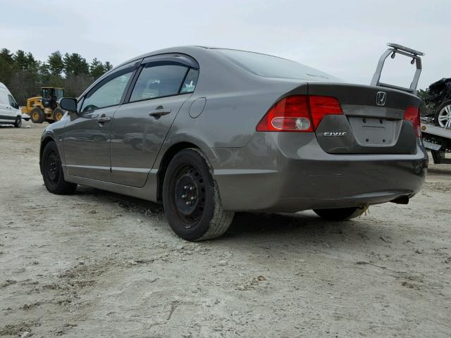 1HGFA15546L045873 - 2006 HONDA CIVIC LX TAN photo 3