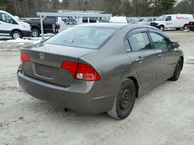 1HGFA15546L045873 - 2006 HONDA CIVIC LX TAN photo 4