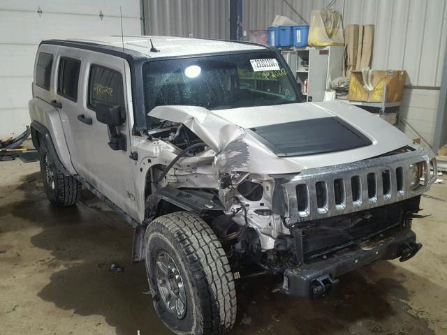 5GTDN13E378115616 - 2007 HUMMER H3 SILVER photo 1