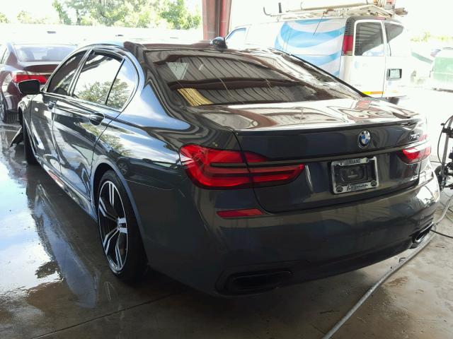 WBA7F0C58JGM22432 - 2018 BMW 750 I CHARCOAL photo 3