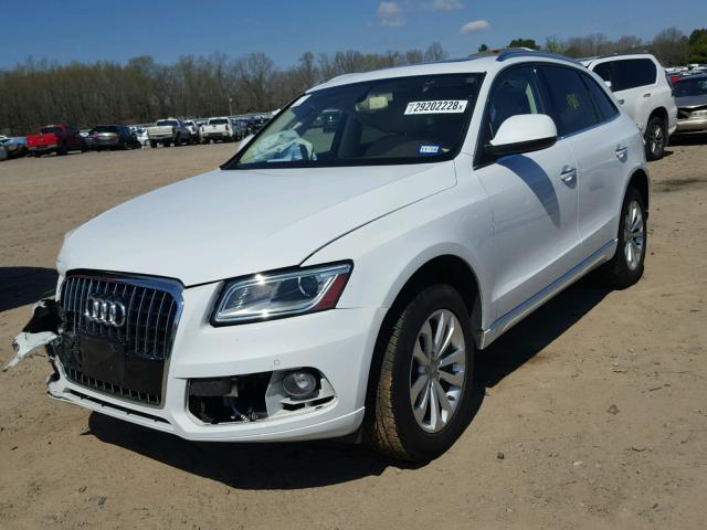 WA1LFAFP3FA054122 - 2015 AUDI Q5 PREMIUM WHITE photo 2