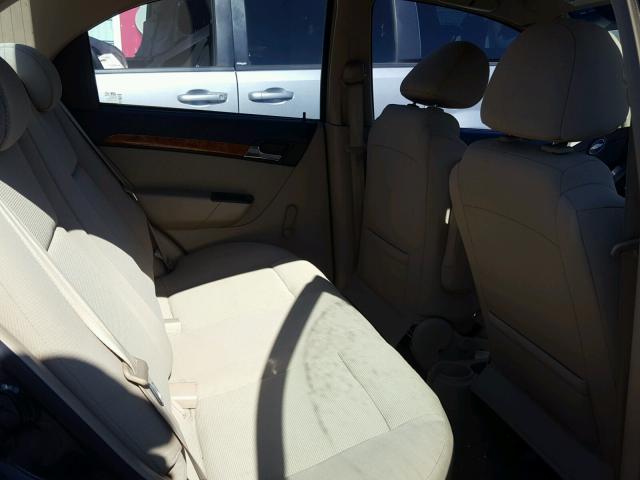 KL1TD56697B071391 - 2007 CHEVROLET AVEO BASE Czarny zdjęcie 6