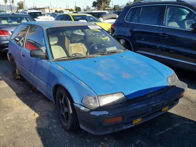 JHMED6356JS007351 - 1988 HONDA CIVIC 1.5 BLUE photo 1