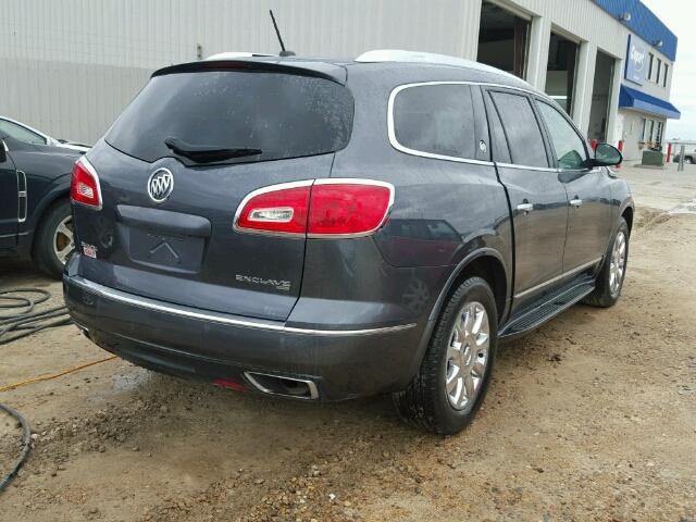 5GAKVCKD8EJ162151 - 2014 BUICK ENCLAVE GRAY photo 4