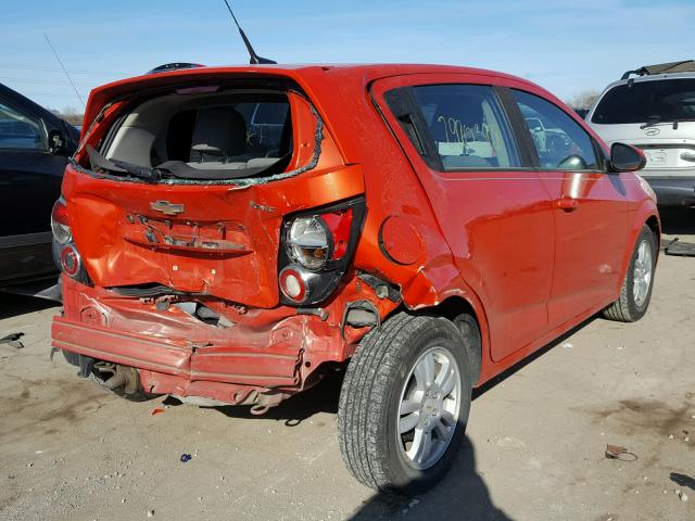 1G1JA6SH4C4150013 - 2012 CHEVROLET SONIC LS 橙色 照片 4