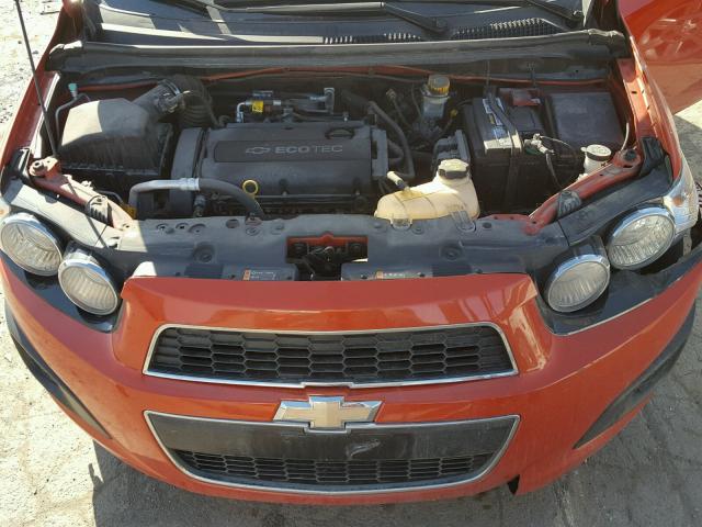 1G1JA6SH4C4150013 - 2012 CHEVROLET SONIC LS 橙色 照片 7