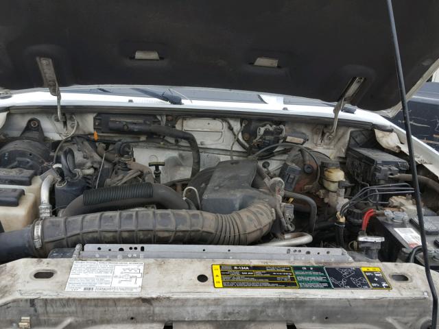 1FTYR10U54PA57275 - 2004 FORD RANGER WHITE photo 7