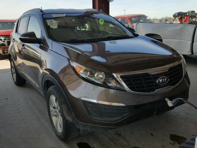 KNDPB3A21C7313192 - 2012 KIA SPORTAGE B BROWN photo 1