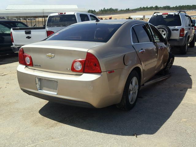 1G1ZG57B58F283844 - 2008 CHEVROLET MALIBU LS ოქროსფერი ფოტო 4