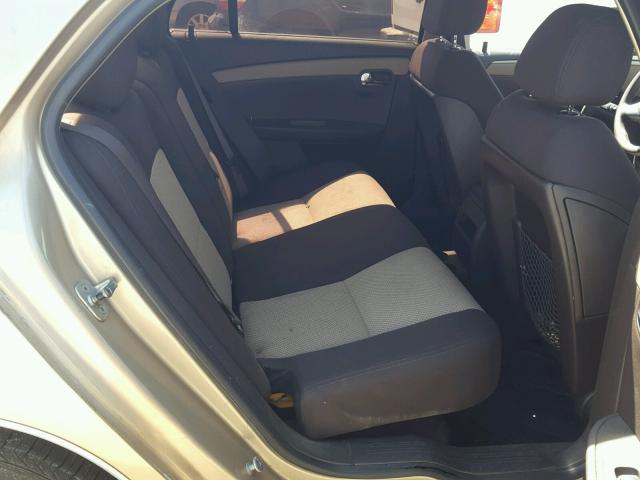 1G1ZG57B58F283844 - 2008 CHEVROLET MALIBU LS ოქროსფერი ფოტო 6