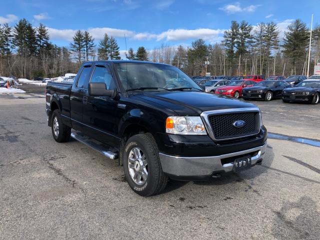 1FTPX14536FA37930 - 2006 FORD F150 BLACK photo 1