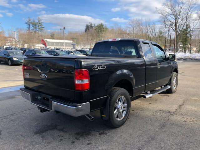 1FTPX14536FA37930 - 2006 FORD F150 BLACK photo 4