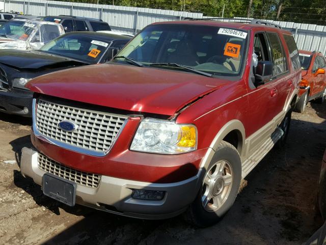 1FMPU17506LA76119 - 2006 FORD EXPEDITION RED photo 2