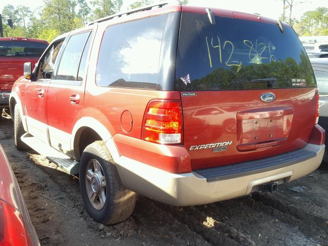 1FMPU17506LA76119 - 2006 FORD EXPEDITION RED photo 3