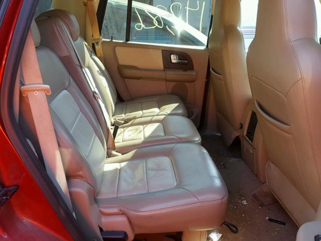 1FMPU17506LA76119 - 2006 FORD EXPEDITION RED photo 6