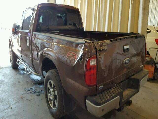 1FT7W2B62CEA97784 - 2012 FORD F250 SUPER BROWN photo 3