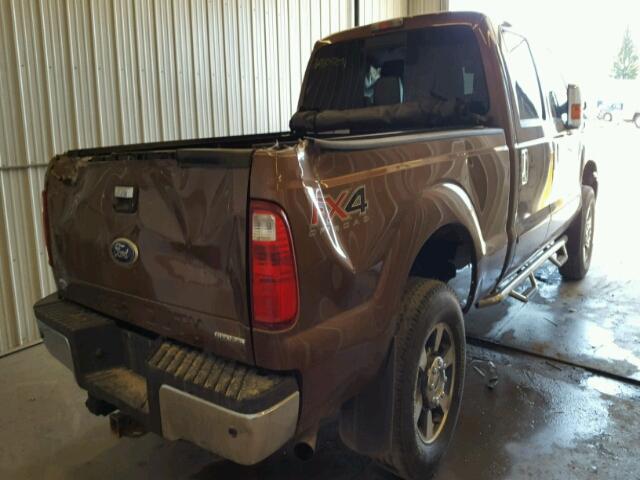 1FT7W2B62CEA97784 - 2012 FORD F250 SUPER BROWN photo 4