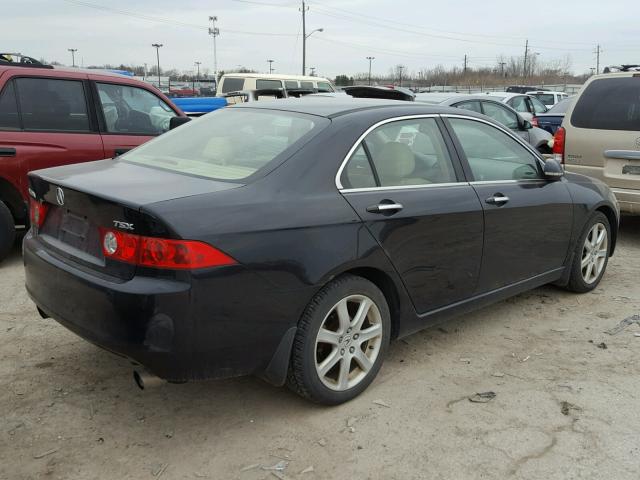 JH4CL96884C035118 - 2004 ACURA TSX BLACK photo 4