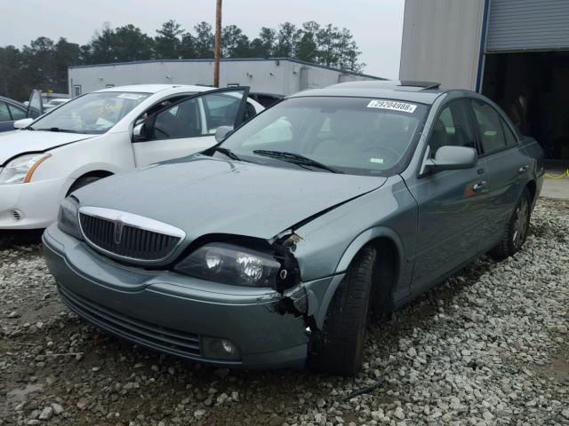 1LNHM87A05Y609047 - 2005 LINCOLN LS GREEN photo 2