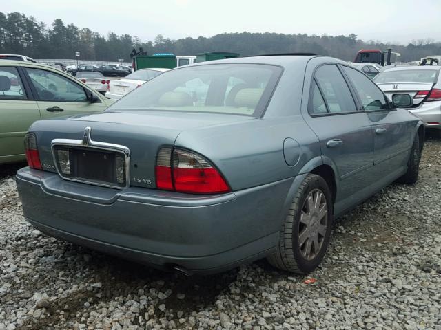 1LNHM87A05Y609047 - 2005 LINCOLN LS GREEN photo 4