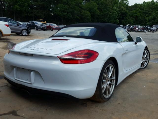 WP0CA2A87FS120532 - 2015 PORSCHE BOXSTER WHITE photo 4