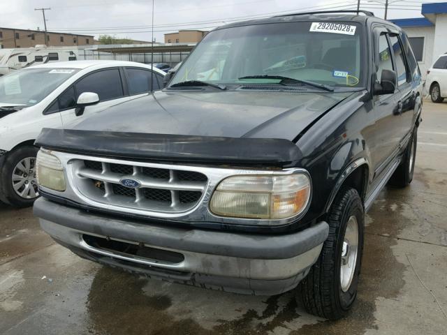 1FMZU34E2WUA83690 - 1998 FORD EXPLORER BLACK photo 2