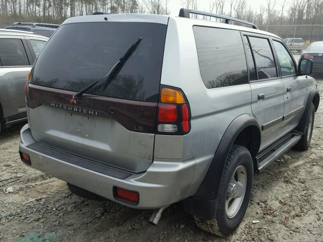 JA4LS21H61P030646 - 2001 MITSUBISHI MONTERO SP SILVER photo 4