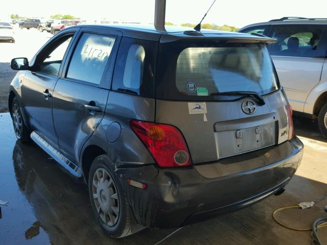 JTKKT624640055733 - 2004 TOYOTA SCION XA GRAY photo 3