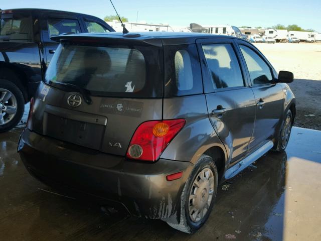 JTKKT624640055733 - 2004 TOYOTA SCION XA GRAY photo 4