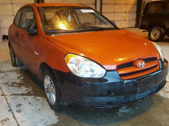 KMHCM36C98U086140 - 2008 HYUNDAI ACCENT GS ORANGE photo 1