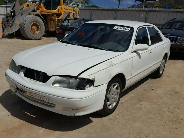 1YVGF22D025293813 - 2002 MAZDA 626 ES WHITE photo 2