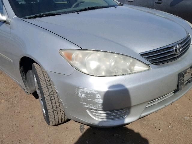 4T1BE32K85U567031 - 2005 TOYOTA CAMRY LE SILVER photo 9