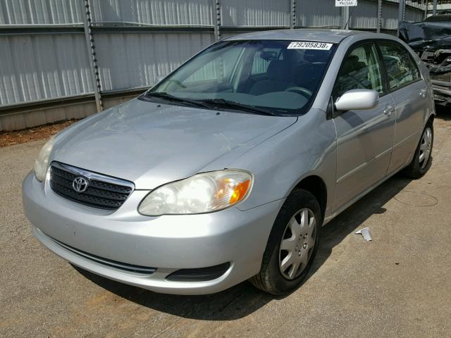 2T1BR32E98C892856 - 2008 TOYOTA COROLLA CE SILVER photo 2