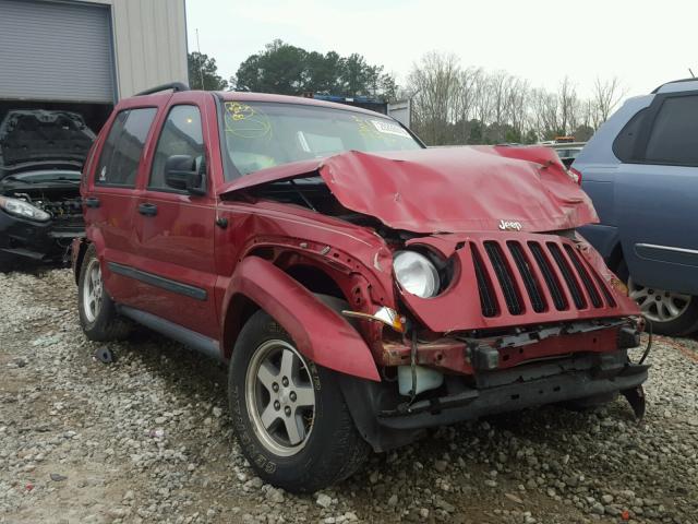 1J4GK38K75W689517 - 2005 JEEP LIBERTY RE RED photo 1